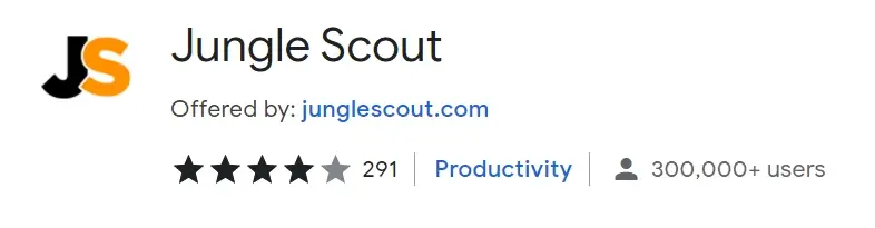 Jungle Scout Chrome Extension