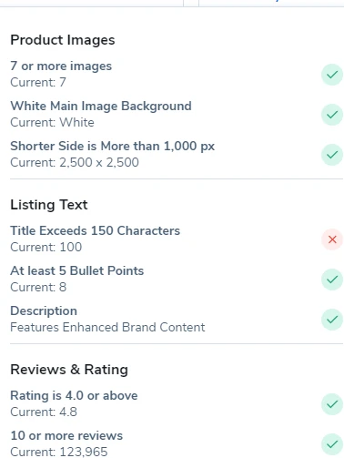 Diapers health score