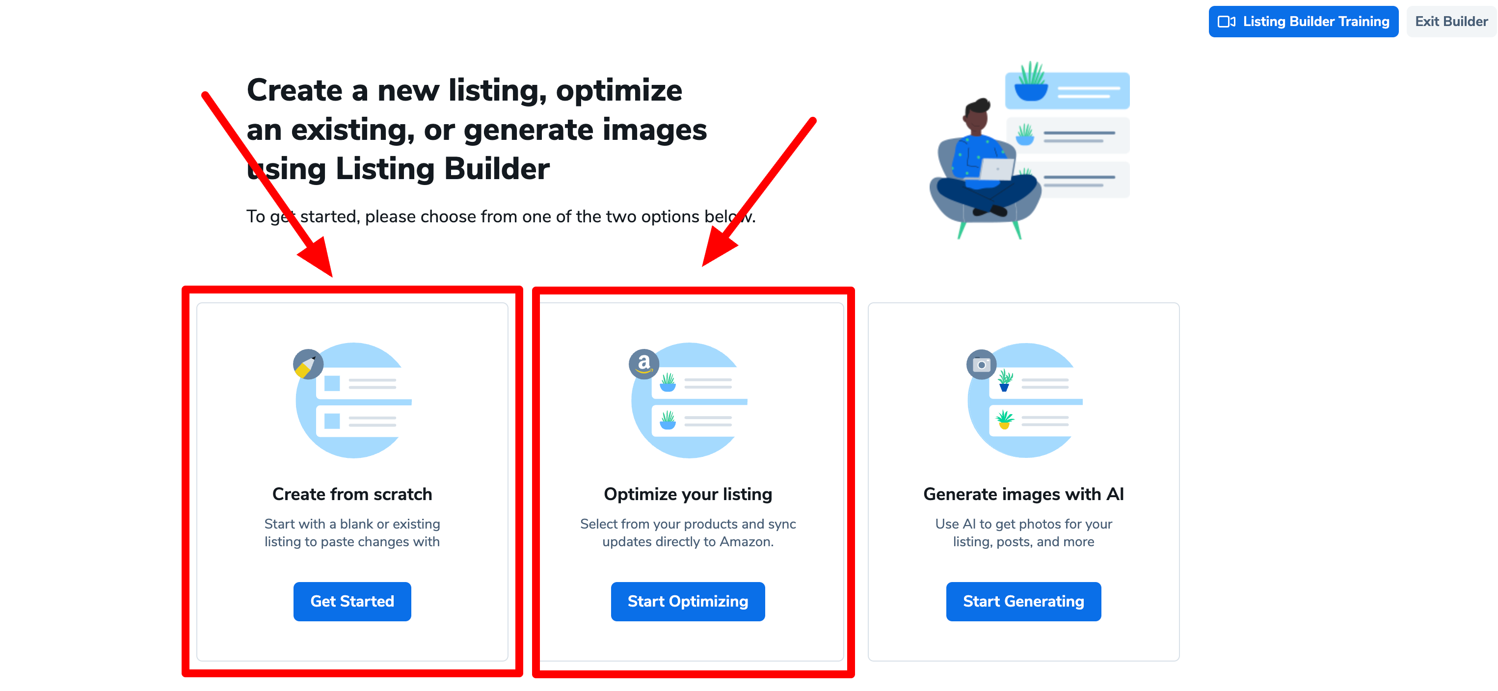 create an amazon product listing from scratch or optimize an existing listing